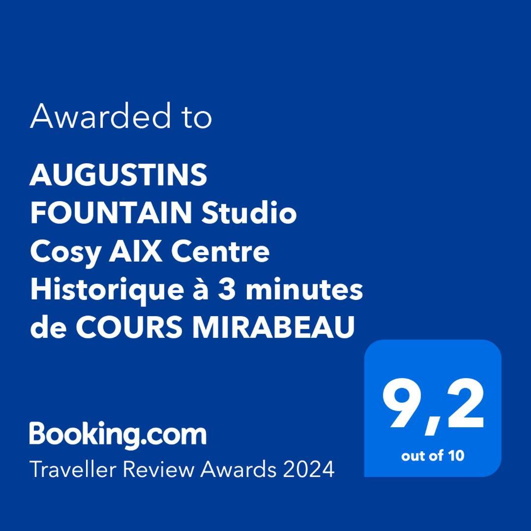 Augustins Fountain Studio Cosy Aix Centre Historique A 3 Minutes De Cours Mirabeau -Wifi-Smart Tv-Rue Calme Экс-ан-Прованс Экстерьер фото